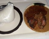 A picture of step 3 of Chicken beans soup and tuwo shinkafa.