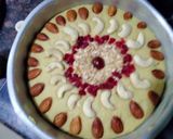 A picture of step 8 of Moong dal Cake.