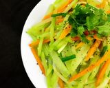 Hình bước làm 3 của món Su Su Cà Rốt Xào Tỏi