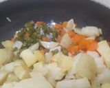 A picture of step 2 of Mix Vegetable Paratha with Cheese Slice Spread.