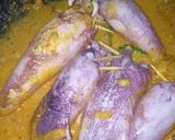 Foto langkah ke 4 dari resep Gulai cumi isi tahu.