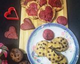 A picture of step 10 of Vanilla Heart Cookies & Nutella Stuffed Chocolate Chips Cookies.