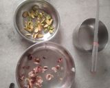 A picture of step 1 of Strawberry 🍓 Rabdi (with compote).