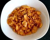 A picture of step 1 of My Cornflakes and Apple Healthy Breakfast.