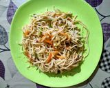 A picture of step 5 of Vegetable noodles.
