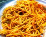 A picture of step 8 of Chowmein.