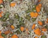 A picture of step 11 of Fried rice and pepper meat sauce.