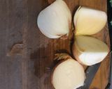 A picture of step 1 of Stir fry Onion and egg (p5min, C8min) keto.