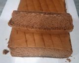 Foto langkah ke 8 dari resep Sponge Cake Coklat Lembut.