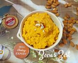 A picture of step 5 of Badam Halwa.