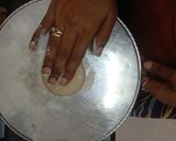 A picture of step 5 of Jowar Bhakri.