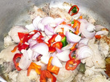 Filete de cerdo con papa y zanahoria