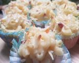 Foto langkah ke 8 dari resep Mac and Cheese Muffins (with prawn and smoked beef).