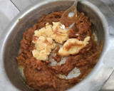 A picture of step 4 of Dates Halwa.