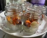 A picture of step 6 of Steamed Bird's Nest with Red Dates, Goji Berries, Dried Longan, Cordyceps, and Chia Seeds.