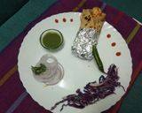 A picture of step 22 of Masala paneer Kathi roll.
