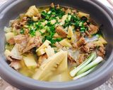 Hình bước làm 7 của món Măng củ thịt vịt Sơn tây