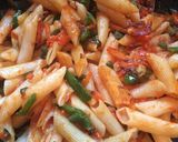 A picture of step 11 of Masala Chatpata Pasta.