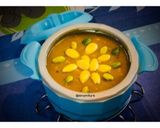 A picture of step 7 of Goan Vonn/Kheer or Kazarachi Soji.
