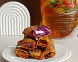 Foto langkah ke 7 dari resep Lumpia Ubi Keju Lumer.
