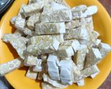 Foto langkah ke 1 dari resep Tumis Tempe Kangkung Putih Telur.