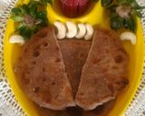 A picture of step 6 of Strawberry PuranPoli.