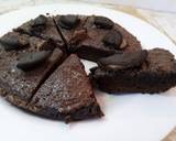 Fudge Brownies Teflon (tanpa mixer,tanpa oven takaran sendok) langkah memasak 4 foto