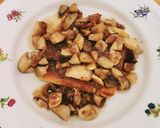 Foto del paso 4 de la receta: Solomillo de Ternera con Ceps, Mousse de Pato y Cebolla caramelizada