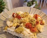 Foto del paso 5 de la receta: Gallineta con basmati y tomates cherry, fácil y rápido