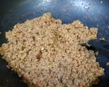 A picture of step 4 of Dum ka qeema.