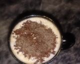 A picture of step 3 of Chocolate frothy coffee ❤❤.