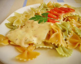 Foto del paso 14 de la receta: Farfalle tricolor a los cuatro quesos