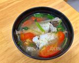 Hình bước làm 3 của món Canh Cá Chỉ Vàng Nấu Ngót
