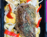 Foto del paso 3 de la receta: Carne horneada al vino 🍷♥️