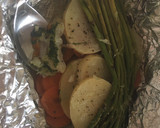 Foto del paso 5 de la receta: Filete de pescado empapelado 🐟 🥗
