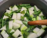 Foto langkah ke 3 dari resep Bening Labu Kacang Panjang.