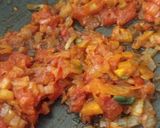 A picture of step 3 of Paneer Makhan Palak.