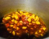 A picture of step 3 of Alu Tahari (Aloo rice).