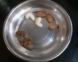 A picture of step 2 of Jaggery Halwa.