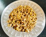 A picture of step 1 of Moong chaat 😋 Boil Moong chaat 😋.