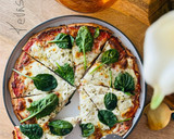 Foto del paso 5 de la receta: Pizza con harina de garbanzos 🍃🍕 🍕🍃