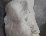 A picture of step 1 of Gulkand shrikhand.