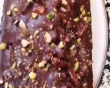 Une image de l'étape 12 de Marbré glaçage chocolat noir🍫 pistaches noisettes 🍵.
