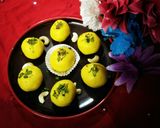 A picture of step 6 of Kesari - Custard Malai laddu.