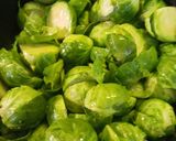 A picture of step 2 of Roasted Bacon and Brussels Sprouts.