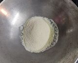 A picture of step 3 of Suji Ladoo.