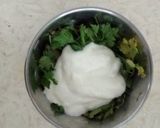 A picture of step 2 of Mint Chutney/Green Chutney.