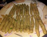 A picture of step 4 of Potato finger strips.