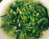 Hình bước làm 4 của món Canh chua hoa thiên lý