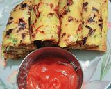 A picture of step 4 of ઘઊ અને રવાના ચિલલા રોલ 😋😋મોર્નિંગ હેલ્થી બ્રેકફાસ્ટ 😋😋.